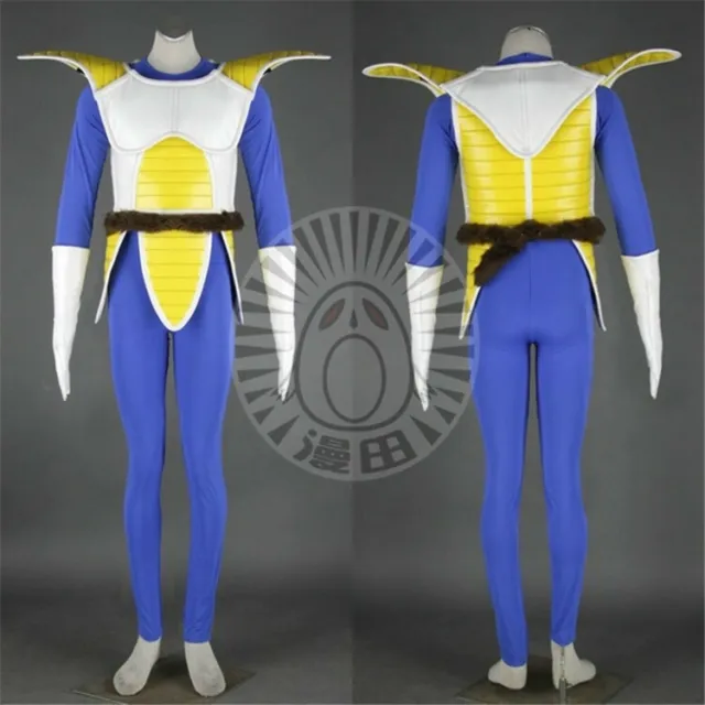 Dragon Ball Vegeta Cosplay Costume New Ver. Full Suit Custom Made Vest Uniform