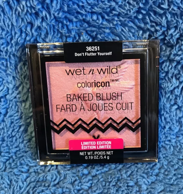 Wet N Wild Color Icon Baked Blush - Don’t Flutter Yourself - MELB STOCK