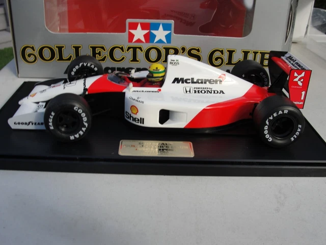 McLAREN: A Tamiya McLaren MP4/6 HONDA (ITEM 12028) in 1:12 scale. BIG