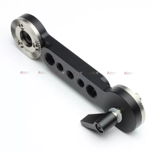 ARRI Type Rosette Rod Clamp Dog Bone Block Extension Arm  fr 15mm Rod Support