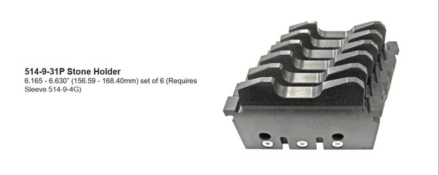 514-9-31P Stone holder (require 514-9-4G) fits Rottler H85A H86A H87A set 6 pcs