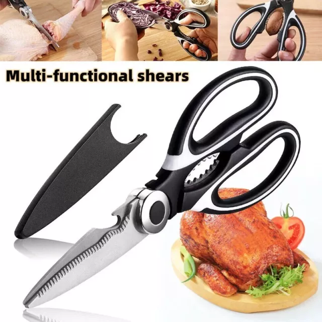 Kitchen Shears Scissors Heavy Duty Sharp Cooking Food Meat Chicken Utility