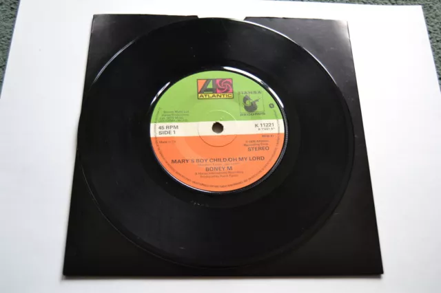 Boney M – Mary's Boy Child/Oh My Lord 7'' Vinyl 1978 Atlantic – K 11221