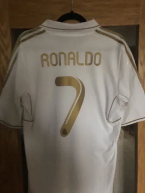 Ronaldo Real Madrid Home Shirt 2011/12 Large Excellent Condition