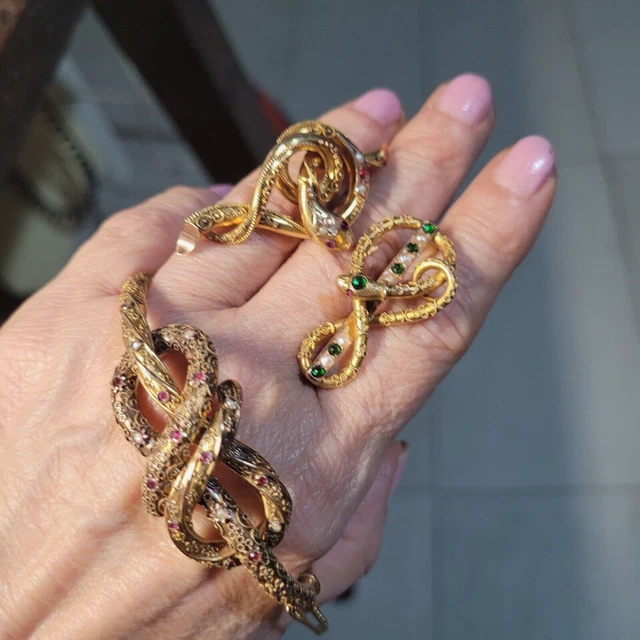 Bracciale coppia Bracciale nodo Bracciale oro Moda serpente
