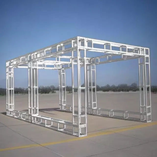 WISFOR Licht Stativ Set mit 3-Punkt Traverse - DJ Stand Bühne Truss Stand 3tlg.