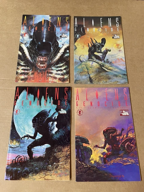 Aliens Genocide #1 2 3 4 Complete Dark Horse Set Limited Series Run Suydam 1-4