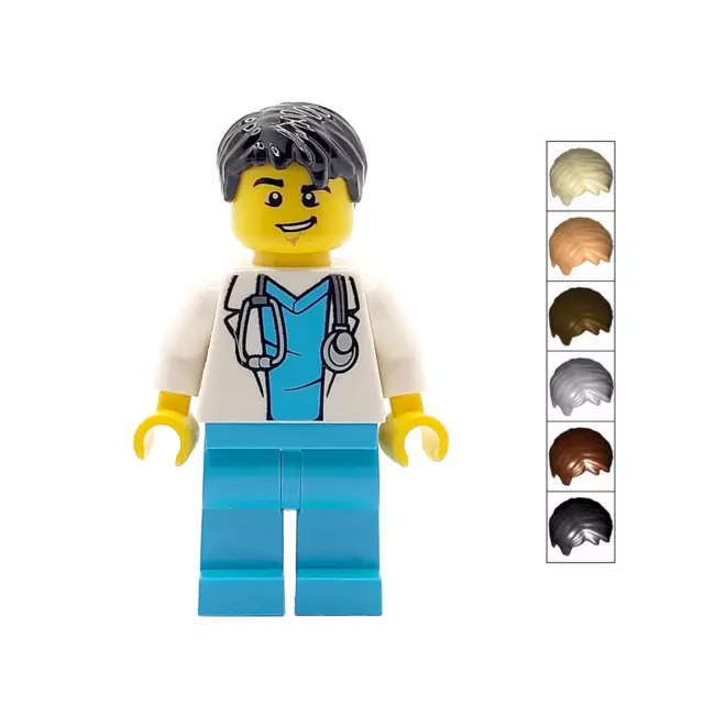 LEGO® Hospital Junior Doctor Nurse Paramedic Surgeon Medic Minifigure Gift 1