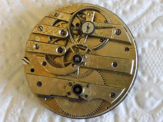 Mouvement De Montre De Gousset L. Britton - Occasion, Pour Réparation Ou Collection