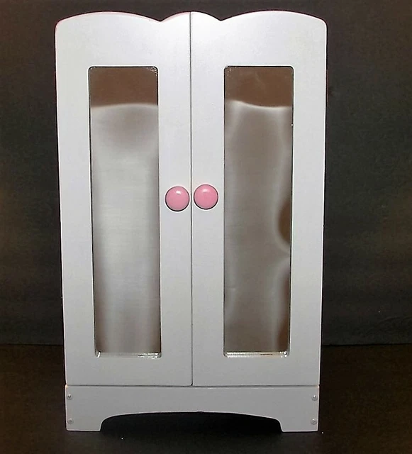 KidKraft Lil Doll Armoire for 18" Dolls with Mirror & Hangers