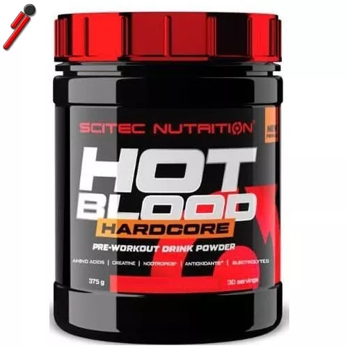 Scitec Nutrition, Hot Blood Hardcore, 375 g Pre work out