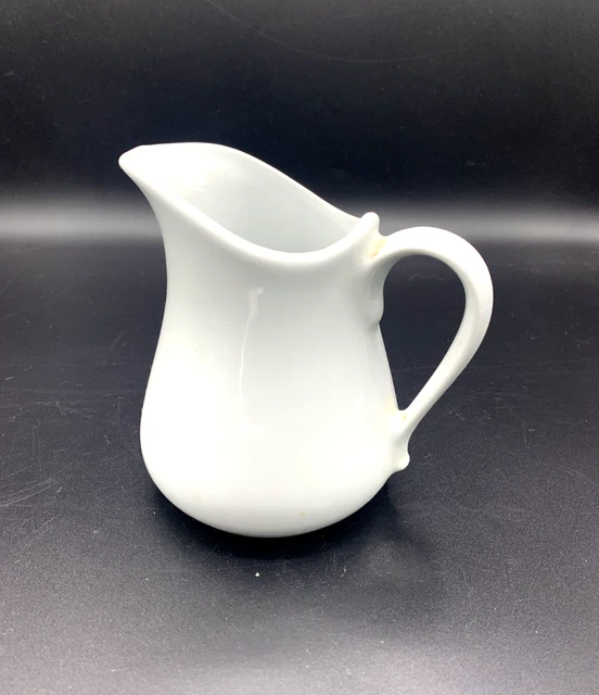rare Ancien broc pichet petite carafe à vin lait Arcopal 14 cm Hibiscus