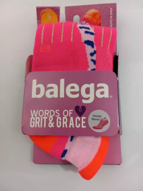 Graceful Warrior BALEGA ENDURO No Show Running Socks Women's Small 6-8