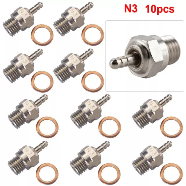 70117 Spark Hot Glow Plug For 1/10 1/8 NO.3 N3 No.4 N4 Nitro RC Car HPI SHP HSP