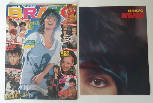 Bravo 14 vom 29.3.1984 Nena / Alphaville / Boy George / INXS / Paul Young(B1878)