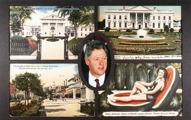 Arkansas' First, Bill Clinton, US President --POSTCARD