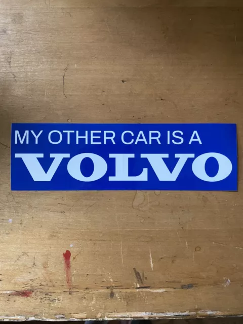 Volvo Bumper Sticker V70 XC70 SwedeSpeed My Other Car Is A Volvo