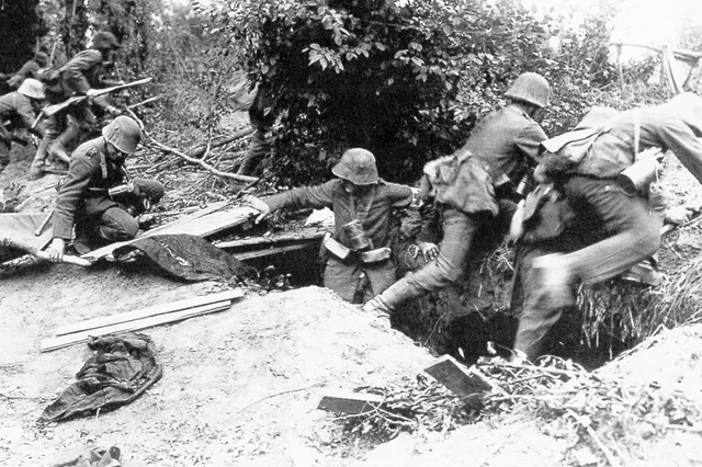 WW1 - War 14/18 - The Germans on the Chemin des Dames in May 1918