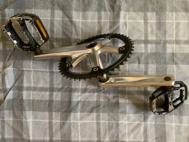 SRAM OMNIUM 165MM Crankset Silver Track Fixed Gear Fixie $400.00