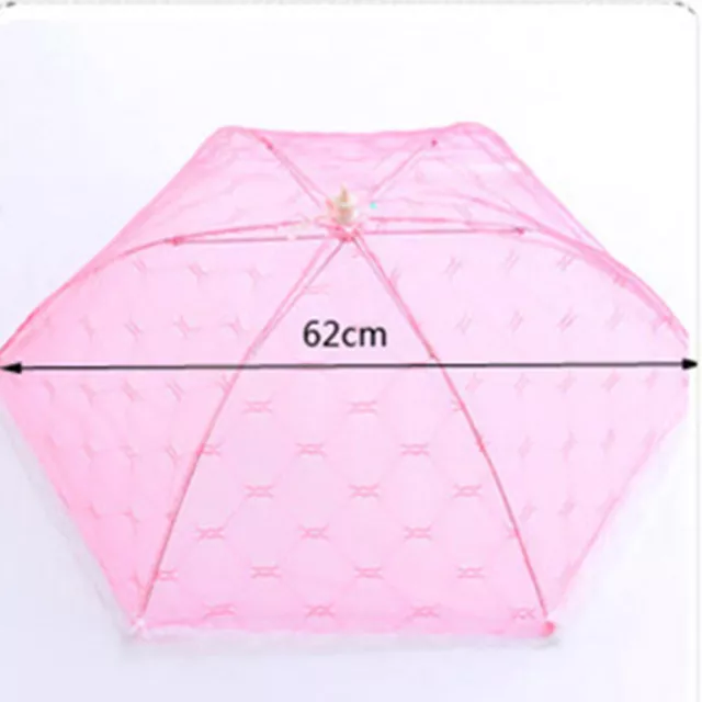 4x Food Net Cover Covers Mesh Fly Umbrella Mesh Tent Pop-up Collapsible Kitchen 3