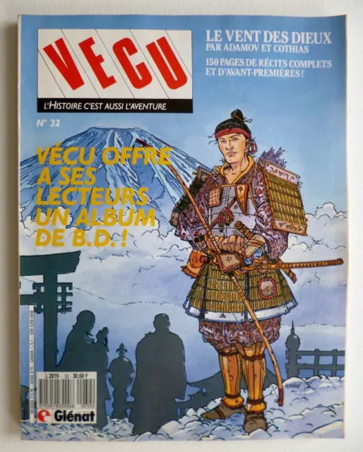 Revue Bandes Dessinees - Bd - Vecu N° 32 - 1988