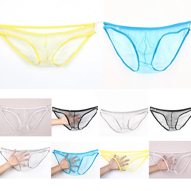 HOMMES FROUFROU SOUS VETEMENT Sissy Maille Enhance Poche Bikini Slip String EUR 3 67 PicClick FR