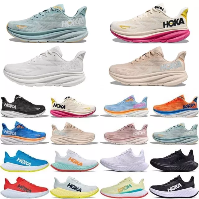 HOKA ONE ONE Clifton 9 Women Running Shoes Athletic Shoes Sneakers Gym ...