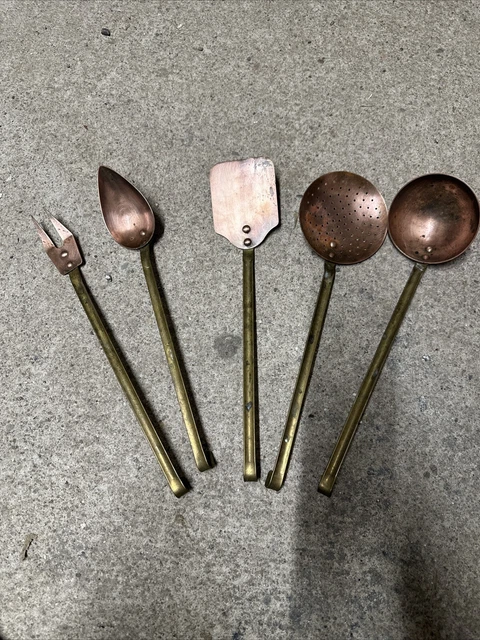 Lot De 7 Ustensiles Anciens En Métal Pour Pâtisserie - Occasion Bon état