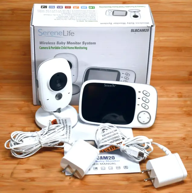 Serene Life Wireless Baby Monitor System (Slbcam20)