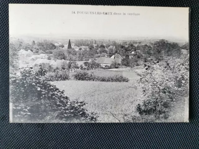 CPA 58 POUGUES-LES-EAUX - Dans la verdure