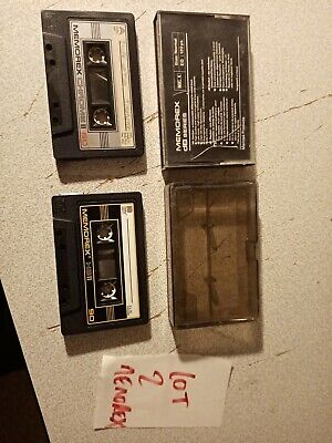 lot 2 K7 AUDIO-AGFA-stereo chromdioxid cr02 cassette audio TAPE-VINTAGE ! 