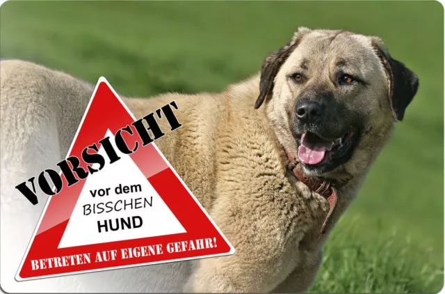 SIVAS KANGAL - A4 Alu Metall Warnschild Hundeschild SCHILD Türschild - SVK 13 T3