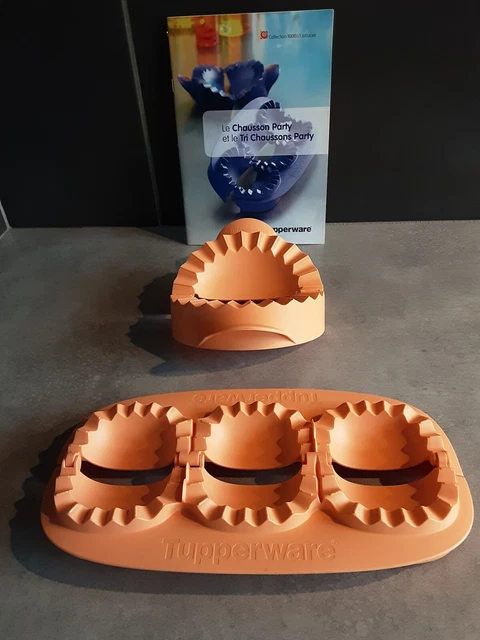 Lot Moule à Raviolis Tupperware – Party Raviole + Double Grille + Livret – Vintage 80/90