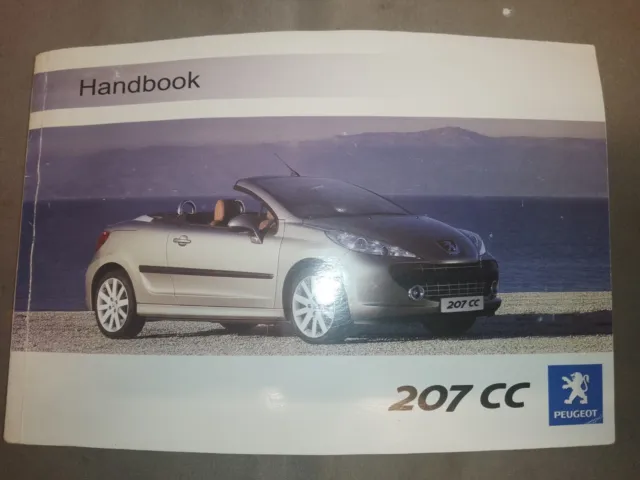 Peugeot 207 Cc Manuale Convertibile Proprietari Manuale Utente