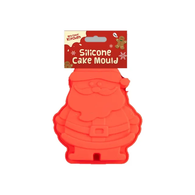 Stampo per torta in silicone da cottura natalizia - Babbo Natale