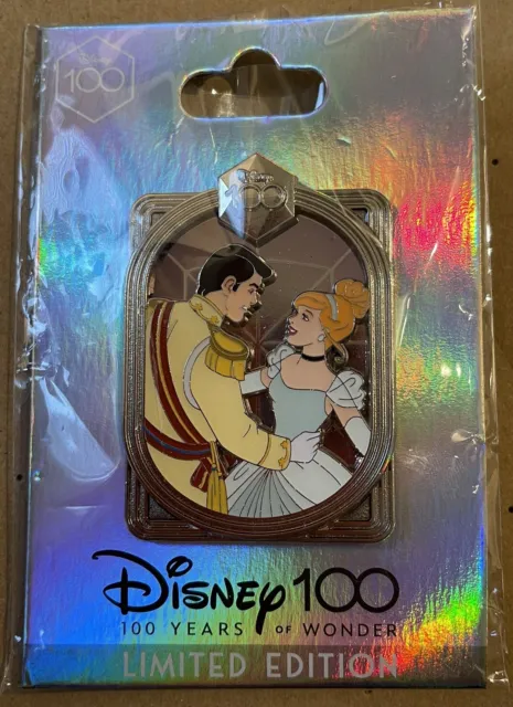 Disney DEC Cinderella & Prince Charming 100 Years with Character LE 400 Pin