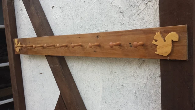 vintage shaker peg coat hook / kitchen utensil rack / bathroom  / Victorian 2