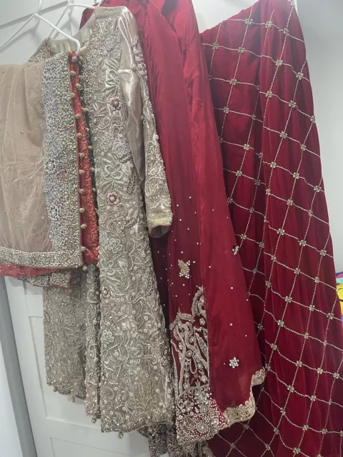 Bridal Heavy Pakistani Indian Lengha Designer Party Ethnic Lehenga Choli Wedding