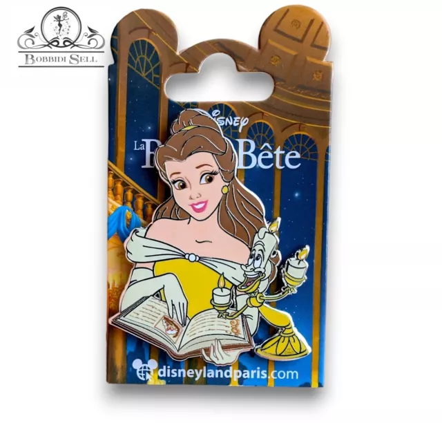 Pin Disney Belle et Lumiere La belle et La Bete / OE 2023 Disneyland Paris Pins