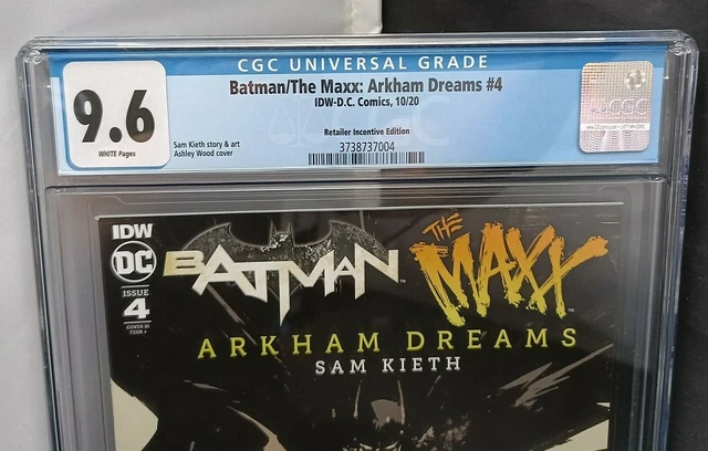 Batman The Maxx Arkham Dreams #4 IDW DC Comics 2020 RI Variant CGC Graded 9.6 2