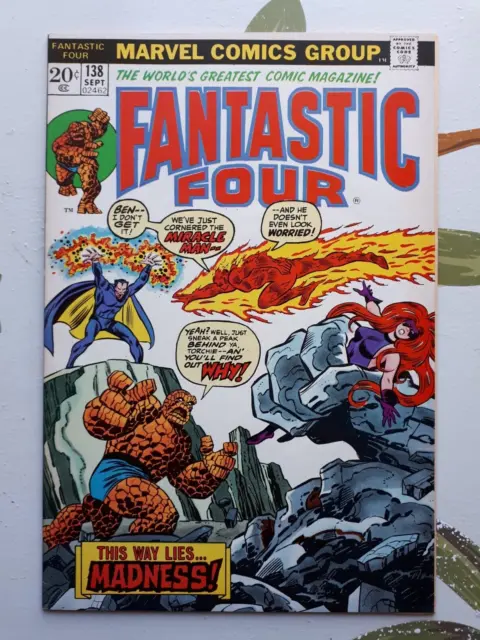Fantastic Four #138 - Miracle Man - HIGH GRADE VFN+ to VF/NM