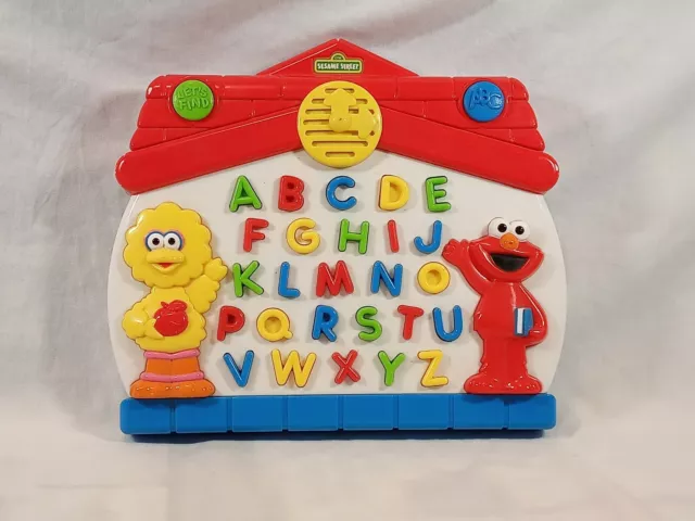 SESAME STREET BIG Bird And Elmo Lets Find Learning ABC's (1997, Tyco