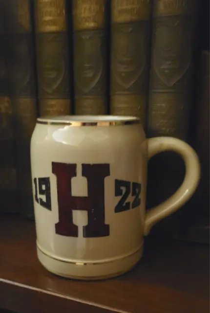 Antique 1922 Harvard University Porcelain Mug