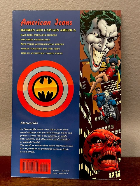Batman and Captain America #1 | John Byrne TPB | Marvel DC Elseworlds 1996 | VF+ 2