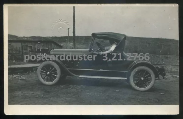 Canada 1920s Dodge Roadster? Old Car. Real Photo Postcard