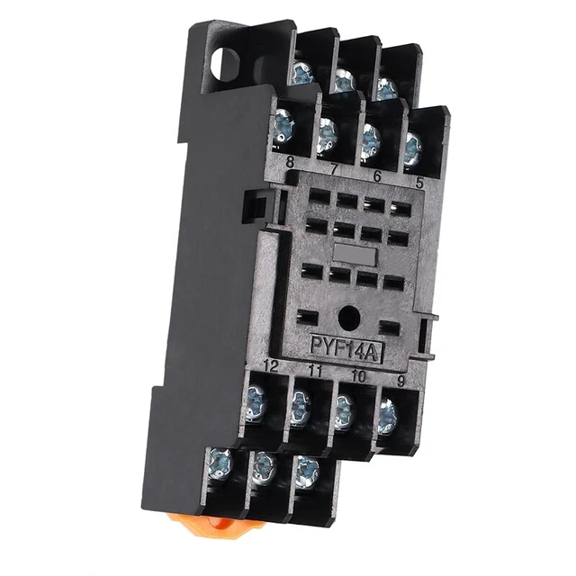 PYF14A DIN Schiene  Relais Sockel Basis 14 Pin fuer MY4NJ HH54P MY4 Z4G41855