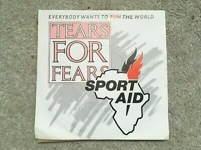 Tears for Fears Everybody Wants to Run the World 1986 Vinyl 7" Single Sport Aid