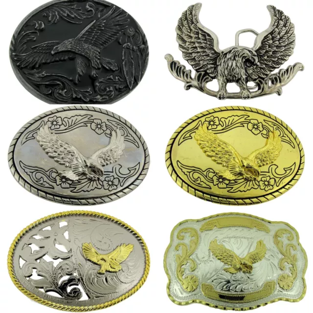 Eagle Belt Buckle American Fashion Metal Costume Western Rodeo New Men Women