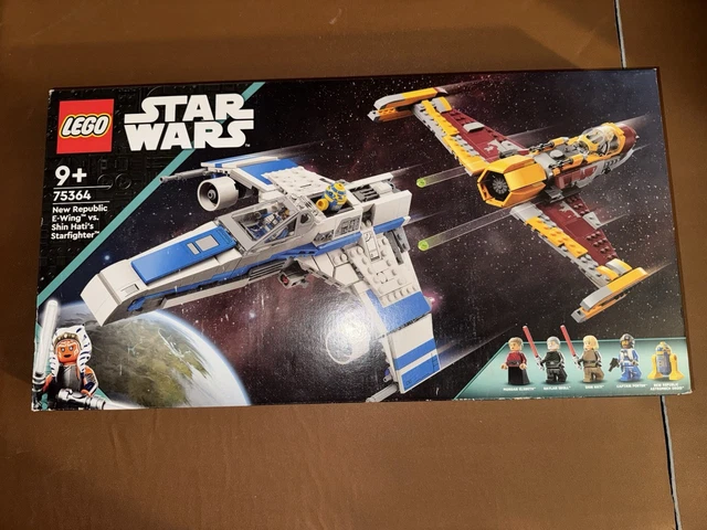 LEGO 75364 STAR Wars New Republic E-Wing vs Shin Hati's Starfighter c ...