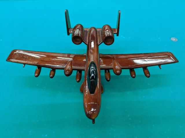 A10 A-10 Warthog Desk Display Model Wood Excellent Condition